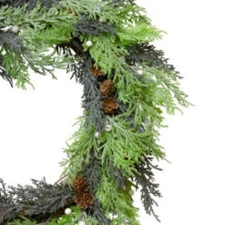 Berry, Cedar And Pine Cone Artificial Christmas Wreath - 24-Inch, Unlit -Winter Decor Store northlight vm89280 1 47551.1607655598