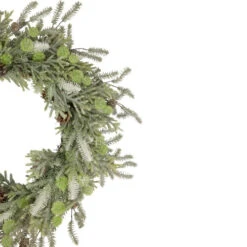 Northlight Frosted Pine And Pinecone Christmas Wreath, 30-Inch, Unlit 7 Northlight Frosted Pine And Pinecone Christmas Wreath, 30-Inch, Unlit -Winter Decor Store northlight vm92763 2 22388.1659124023