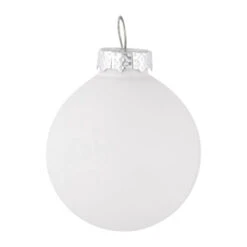 Northlight 10ct White Shiny And Matte Glass Ball Christmas Ornaments 1.75" (45mm) 8 Northlight 10ct White Shiny And Matte Glass Ball Christmas Ornaments 1.75" (45mm) -Winter Decor Store northlight wy00728 4shinymatte new 83111.1674121142