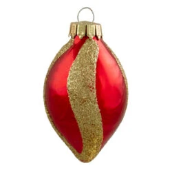 Northlight 9ct Vibrantly Colored 2-Finish Swirls Glass Christmas Finial Ornaments 2" 9 Northlight 9ct Vibrantly Colored 2-Finish Swirls Glass Christmas Finial Ornaments 2" -Winter Decor Store northlight wy27592 4 61638.1665610742