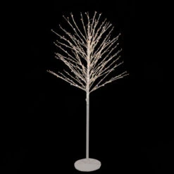 Northlight 5' White LED Lighted Christmas Twig Tree - Warm White Lights -Winter Decor Store northlight xt92216 onblack 85803.1665611640