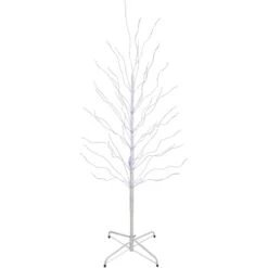 Northlight 5' LED Lighted White Birch Christmas Twig Tree - Cool White Lights