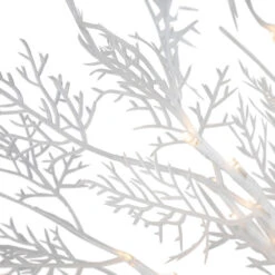 5' LED Lighted White Lace Artificial Christmas Tree - Warm White Lights -Winter Decor Store northlight xt93905 05 48036.1695225136