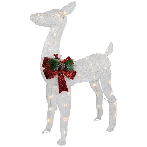 Northlight LED Lighted Reindeer Family Outdoor Christmas Decorations - Warm White - Set Of 3 8 Northlight LED Lighted Reindeer Family Outdoor Christmas Decorations - Warm White - Set Of 3 - Image 8