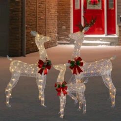 Northlight LED Lighted Reindeer Family Outdoor Christmas Decorations - Warm White - Set Of 3 10 Northlight LED Lighted Reindeer Family Outdoor Christmas Decorations - Warm White - Set Of 3 -Winter Decor Store northlight ye92349 3 97503.1721868337