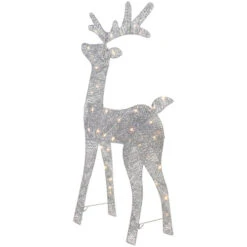 Northlight LED Lighted Glitter Reindeer Outdoor Christmas Decoration - 39.5" - Warm White 10 Northlight LED Lighted Glitter Reindeer Outdoor Christmas Decoration - 39.5" - Warm White -Winter Decor Store northlight ye92355 2 91767.1665260824