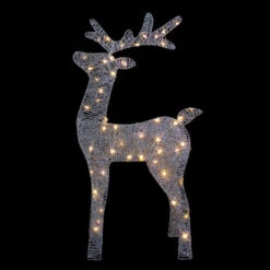 Northlight LED Lighted Glitter Reindeer Outdoor Christmas Decoration - 39.5" - Warm White 8 Northlight LED Lighted Glitter Reindeer Outdoor Christmas Decoration - 39.5" - Warm White -Winter Decor Store northlight ye92355 onblack 86744.1665260824