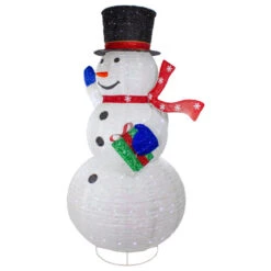 Northlight LED Lighted Iridescent Twinkling Snowman Outdoor Christmas Decoration - 71" 11 Northlight LED Lighted Iridescent Twinkling Snowman Outdoor Christmas Decoration - 71" -Winter Decor Store northlight ye92365 3 18587.1646269136