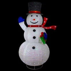 Northlight LED Lighted Iridescent Twinkling Snowman Outdoor Christmas Decoration - 71" 9 Northlight LED Lighted Iridescent Twinkling Snowman Outdoor Christmas Decoration - 71" -Winter Decor Store northlight ye92365 onblack 77266.1646269135