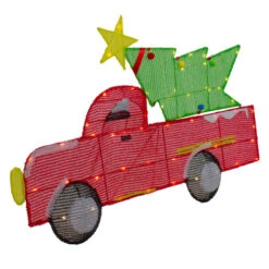 Northlight 36" LED Lighted Red Truck With Christmas Tree Outdoor Decoration 10 Northlight 36" LED Lighted Red Truck With Christmas Tree Outdoor Decoration -Winter Decor Store northlight ye92366 1 05653.1637152438