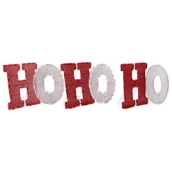 Northlight LED Lighted "Ho Ho Ho" Outdoor Christmas Decoration - 76.75" - Red And White Lights 8 Northlight LED Lighted "Ho Ho Ho" Outdoor Christmas Decoration - 76.75" - Red And White Lights -Winter Decor Store northlight ye93933 2 60912.1702056330