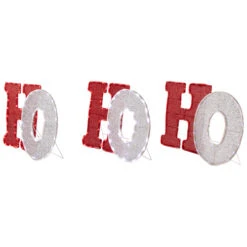 Northlight LED Lighted "Ho Ho Ho" Outdoor Christmas Decoration - 76.75" - Red And White Lights 9 Northlight LED Lighted "Ho Ho Ho" Outdoor Christmas Decoration - 76.75" - Red And White Lights -Winter Decor Store northlight ye93933 3 11563.1702056330