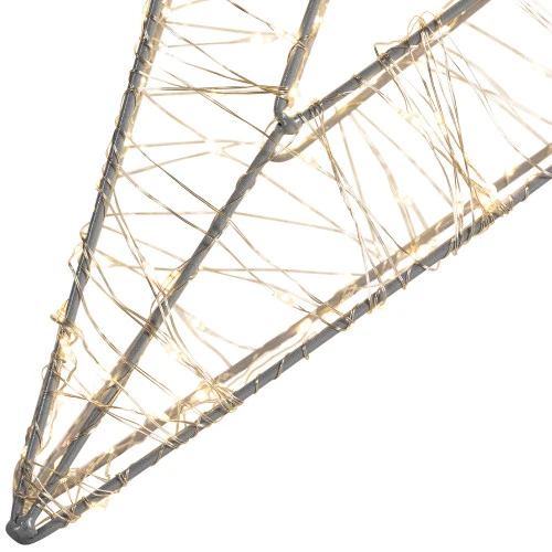 Northlight LED Lighted Wire Star Outdoor Christmas Decoration - 22" - Warm White Lights 6 Northlight LED Lighted Wire Star Outdoor Christmas Decoration - 22" - Warm White Lights - Image 6