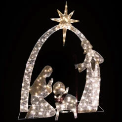 Northlight 41" LED Lighted Holy Family Nativity Scene Outdoor Christmas Decoration 13 Northlight 41" LED Lighted Holy Family Nativity Scene Outdoor Christmas Decoration -Winter Decor Store northlight ye99406 on20black202 65215.1699203009