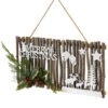Northlight 16" Rustic "Merry Christmas" Wall Sign