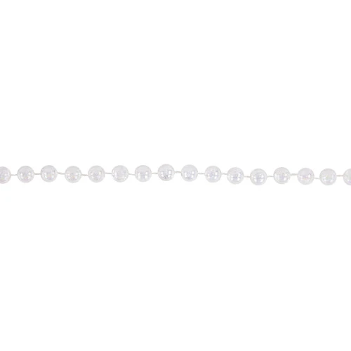 Northlight 33' Clear Iridescent Beaded Artificial Christmas Garland, Unlit 2 Northlight 33' Clear Iridescent Beaded Artificial Christmas Garland, Unlit - Image 2