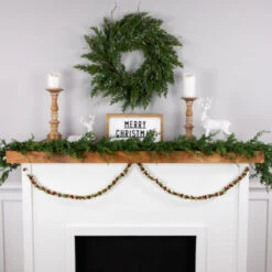 Northlight 5' Green, Gold And Red Jingle Bell Christmas Garland, Unlit 10 Northlight 5' Green, Gold And Red Jingle Bell Christmas Garland, Unlit -Winter Decor Store northlight ys28302 styled20on20fireplace202 96905.1686143934