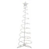 Northlight LED Lighted Spiral Cone Tree Outdoor Christmas Decoration - 4' - Warm White Lights