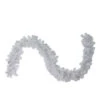 Northlight Crystal Spruce Artificial Christmas Garland - 9' X 12" - White - Unlit