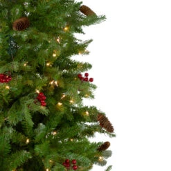 Northlight Real Touch™? Pre-Lit Medium Mixed Winter Berry Pine Artificial Christmas Tree - 6.5' - Clear Lights 12 Northlight Real Touch™? Pre-Lit Medium Mixed Winter Berry Pine Artificial Christmas Tree - 6.5' - Clear Lights -Winter Decor Store northlight z27676 1 89152.1588397345