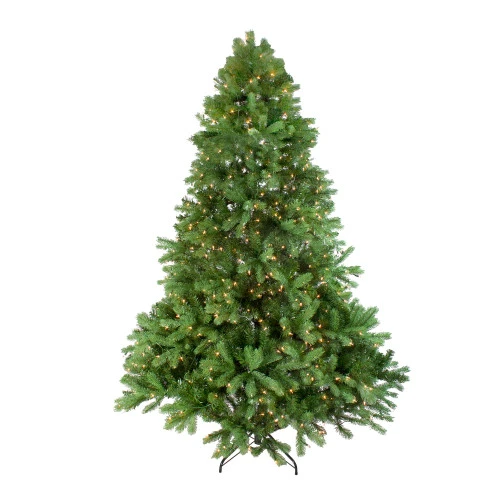 Northlight Real Touch™? Pre-Lit Full Noble Fir Artificial Christmas Tree - 7.5' - Clear Lights 2 Northlight Real Touch™? Pre-Lit Full Noble Fir Artificial Christmas Tree - 7.5' - Clear Lights - Image 2