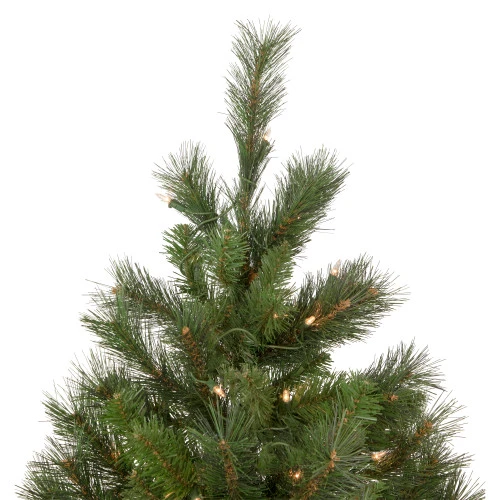 Northlight 6.5' Pre-Lit Medium Beaver Pine Artificial Christmas Wall Tree, Clear Lights 4 Northlight 6.5' Pre-Lit Medium Beaver Pine Artificial Christmas Wall Tree, Clear Lights - Image 4