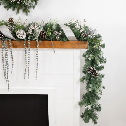 Northlight 9' X 12" Colorado Blue Spruce Artificial Christmas Garland, Unlit 6 Northlight 9' X 12" Colorado Blue Spruce Artificial Christmas Garland, Unlit - Image 6