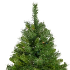 Northlight 7.5' Pre-Lit Chatham Pine Artificial Christmas Tree, Multi-Color Lights -Winter Decor Store northlight z94024 1 93277.1653151917
