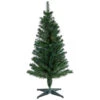Northlight 4' Multi-Color Fiber Optic Pine Christmas Tree