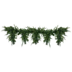 Northlight 6' X 18" Mixed Pine Artificial Christmas Icicle Garland, Unlit