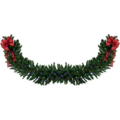 Northlight 25' X 20" Pre-Lit Buffalo Fir Artificial Christmas Garland - Multi-Color LED Lights -Winter Decor Store northlight z94306 2 32335.1686576351