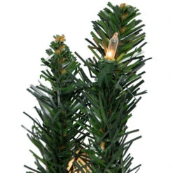 Northlight 3' Pre-Lit Buffalo Fir Artificial Christmas Wall Or Door Tree, Clear AlwaysLit Lights -Winter Decor Store northlight z99724 04 44265.1692025708