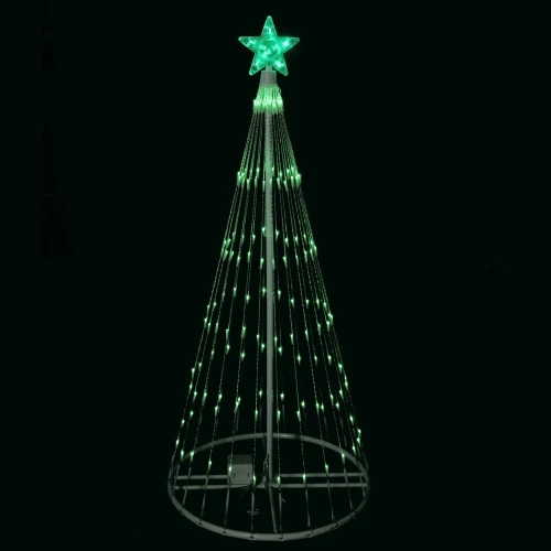 Northlight LED Lighted Christmas Tree Show Cone Outdoor Decoration - 4' - Green 1 Northlight LED Lighted Christmas Tree Show Cone Outdoor Decoration - 4' - Green