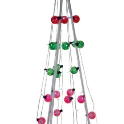 Northlight Lighted Show Cone Christmas Tree Outdoor Decoration - 6' - Multicolor -Winter Decor Store northlight zg15658 1 64428.1666042527