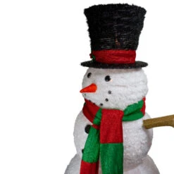 Northlight Lighted Tinsel Snowman Outdoor Christmas Decoration - 60" - Warm White Lights -Winter Decor Store northlightct 54 951 107 2 50550.1604888188