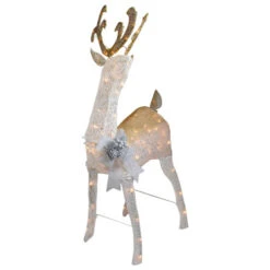 Northlight Lighted Standing Buck Outdoor Christmas Decoration - 48" - Warm White Lights -Winter Decor Store northlightct 55 160 107 1 13618.1618500400