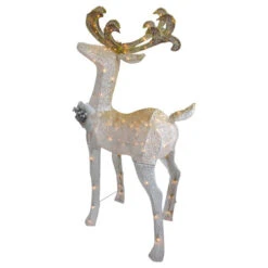 Northlight Lighted Standing Buck Outdoor Christmas Decoration - 48" - Warm White Lights -Winter Decor Store northlightct 55 160 107 2 65883.1618500400