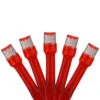Sienna 20 Battery Operated Red LED Wide Angle Christmas Lights - 6.25 Ft Red Wire