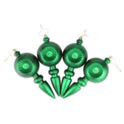 4ct Green Retro Reflector Shatterproof Matte Christmas Finial Ornaments 7.5" -Winter Decor Store o2rt9jn1sdtg5ylyvxtj5jdomg0pjp81 45400.1588357622