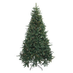 Northlight 7.5' Pre-Lit Full Northern Pine Artificial Christmas Tree, Clear Lights