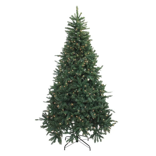 Northlight 7.5' Pre-Lit Full Northern Pine Artificial Christmas Tree, Clear Lights 1 Northlight 7.5' Pre-Lit Full Northern Pine Artificial Christmas Tree, Clear Lights