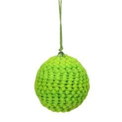 Set Of 4 Vibrantly Colored Knitted Christmas Ball Ornaments 2.5” (63.5mm) -Winter Decor Store raz 3827308 3 61532.1588398324
