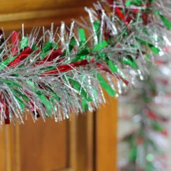 Northlight 12' X 4" Green And Red Tinsel Artificial Christmas Garland - Unlit 7 Northlight 12' X 4" Green And Red Tinsel Artificial Christmas Garland - Unlit -Winter Decor Store rcgkjc6a00x8pbghbokqqmprkubisyse 76315.1665260518
