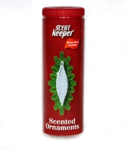 Scent Keeper Scented Christmas Ornaments With Bonus Spray - .5oz
