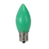 Northlight Pack Of 4 Opaque Green C9 LED Christmas Replacement Bulbs