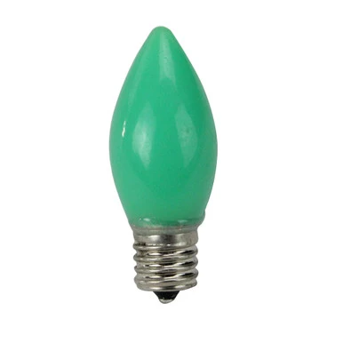 Northlight Pack Of 4 Opaque Green C9 LED Christmas Replacement Bulbs 1 Northlight Pack Of 4 Opaque Green C9 LED Christmas Replacement Bulbs