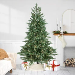 Northlight Real Touchâ„¢? Pre-Lit Medium Blue Spruce Artificial Christmas Tree - 6' - Clear Lights