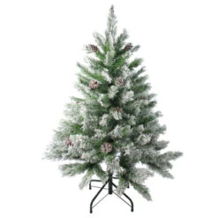 Northlight 4' Flocked Angel Pine Artificial Christmas Tree - Unlit